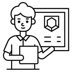 man holding a certificate and a tablet standing confidently