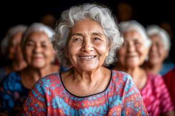 Content Group Senior People Portrait