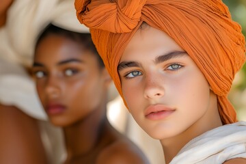 Content Group Friends Diversity People Portrait