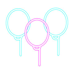 Neon Doodle New Year