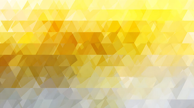 Horizontal geometric yellow and gold triangle pattern background