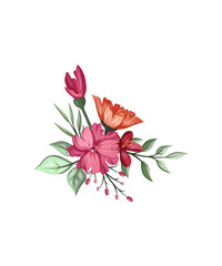 bouquet of red roses