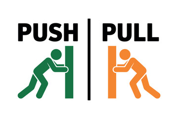 Push and Pull Door Signs
