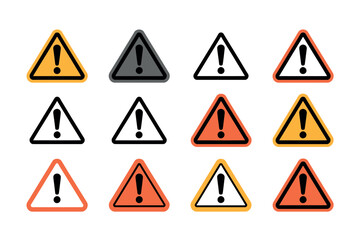 Warning Signs and Symbols Collection