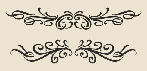 Elegant floral design accents