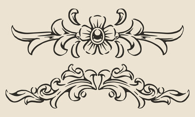 Floral design elements