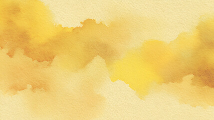 Soft Yellow Watercolor Wash Background abstract