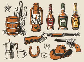 Wild West symbols
