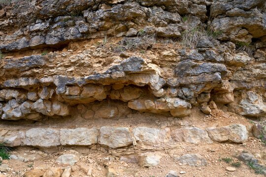 Limestone rock formation