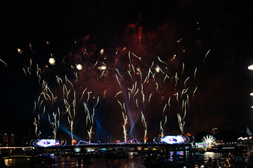 Vijit Chao Phraya Festival, firework show