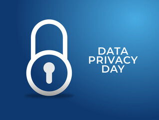Vector graphic of Data Privacy Day for Data Privacy Day celebration.