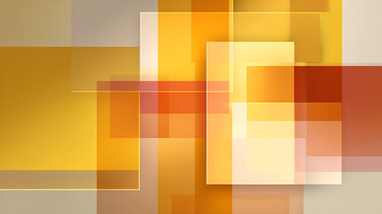 Translucent Geometric Shapes in Warm Tones abstract