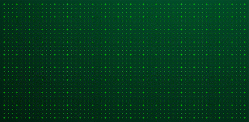 HUD grid futuristic technology overlay green background. Square grid and dot texture . Vector illustration	
