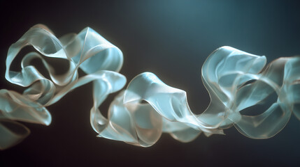 blue and white satin ribbon