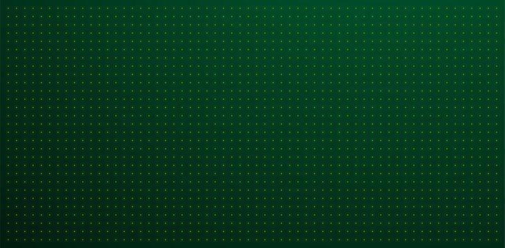 HUD grid futuristic technology overlay green background. Square grid and dot texture . Vector illustration	
