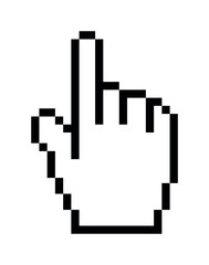 Pixel Mouse Cursor Icon &ndash; Retro Computer Pointer