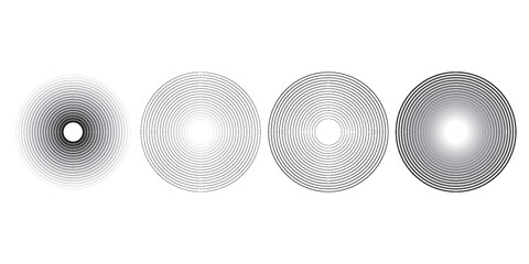 Set of halftone dots pattern texture isolated on white background. Dotted spots using halftone circle dot raster texture collection. Vector half tone collection.