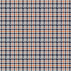 Vibrant blue and beige gingham pattern background texture
