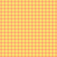 Vibrant yellow and pink gingham pattern background texture