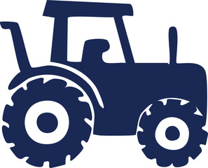 tractor isolated on white background