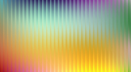 Abstract vertical stripes with a vibrant gradient of cool to warm colors