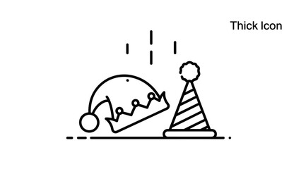 Party Hat Falling Off Celebration Icon