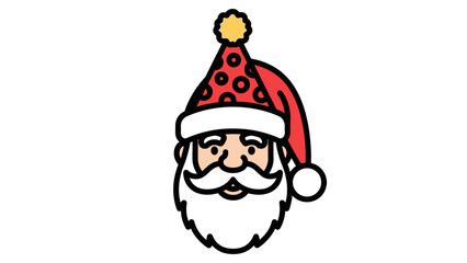 Smiling Bearded Man in Red Hat