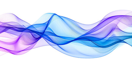 Futuristic Data Wave Background with Soft Neon Gradient on White