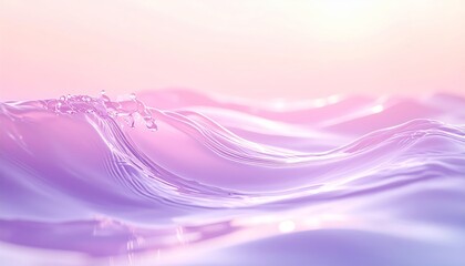 3D Wave for Purple Background