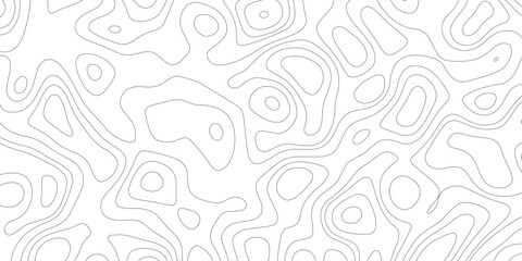 Topography background. Vector banner. Topographic map. Design illustration for wall art, fabric, packaging, web, banner, wallpaper. © Mira