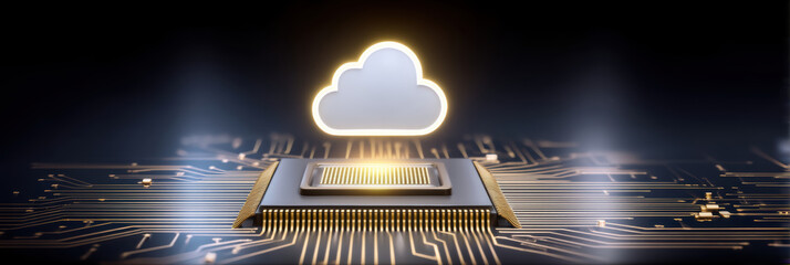 Powerful secure cloud computing chip processing digital data information