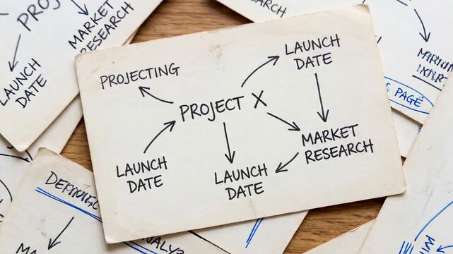 Brainstorming nonprofits project planning with market research launch date strategy development for successful project launch and effective planning
