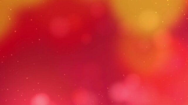 Vibrant Color Symphony: An abstract explosion of warm colors and bokeh effects create an atmospheric background, perfect for adding depth and energy to any creative project.