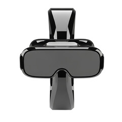 Virtual reality headset isolated on transparent background