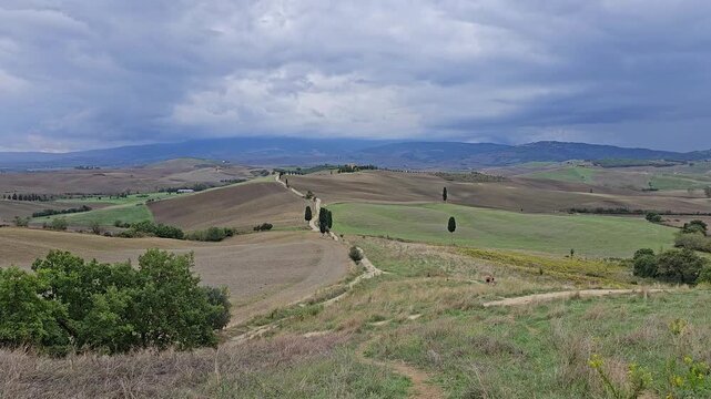 Footage of From Movie Scene, Toscana Gladiator Road Delivers a Perfect Balance of Luxury and Nature. Every Part Reflects Time From Former Roman Empire.