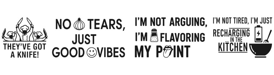 Kitchen Wisdom: Captivating phrases to sprinkle some fun in your cooking life. A collection of playful quotes that will tickle your taste buds.