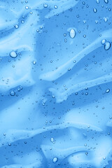 Blue Cosmetic Gel Abstract Background