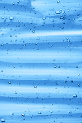 Blue Cosmetic Gel Abstract Background