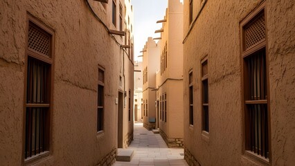 Fototapeta premium Narrow Alley in Historic Omani Old Town