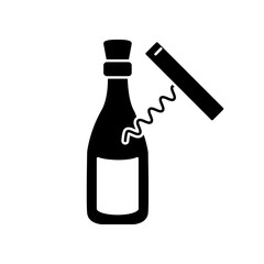 Bottle opener icon design template