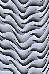 Distorted lines seamless pattern. Vector illustration