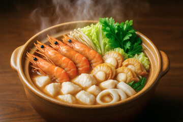海鮮鍋　鍋料理