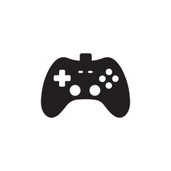 Modern game controller icon symbol for digital gaming and entertainment applications graphic design element © Joyadobe