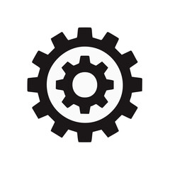 Interlocking Gears Illustration Engineering Mechanism Machinery Symbol Black and White