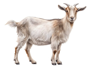 Obraz premium young goat isolated on white background