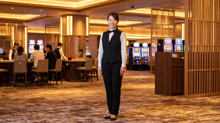 統合型リゾートIR・カジノのディーラー