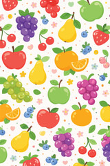 AssortedFreshFruitIllustration