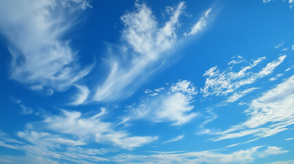 sky landscape. blue sky with white cloud background. white cloud with blue sky background