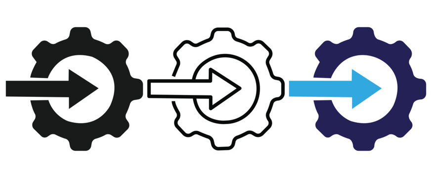 Process Gears A dynamic illustration showcases gears in a continuous process, symbolizing seamless transition and interconnectedness.