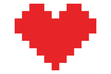 Obraz premium Pixel heart design